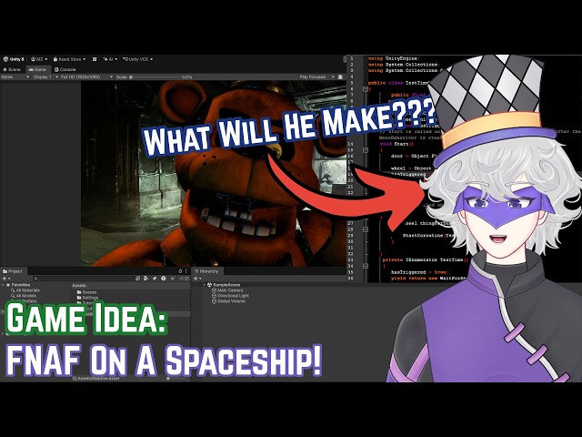What if We took FNAF... and put it IN SPACE?!?! | Game Development Stream |
