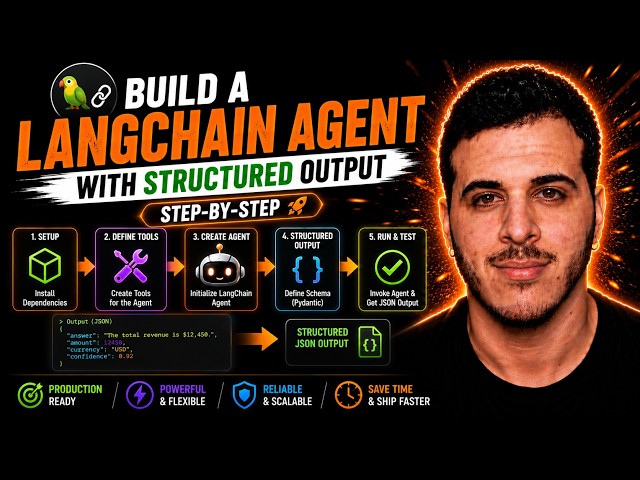 Build a LangChain Agent with Structured Output (Step-by-Step)