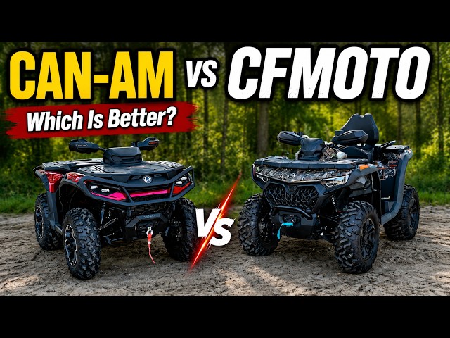 Can-Am Outlander 1000 vs CFMOTO CForce 1000: ¿Cuál es realmente mejor?