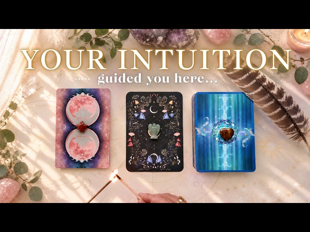 Your intuition is trying to reach you (pick a card tarot reading)
