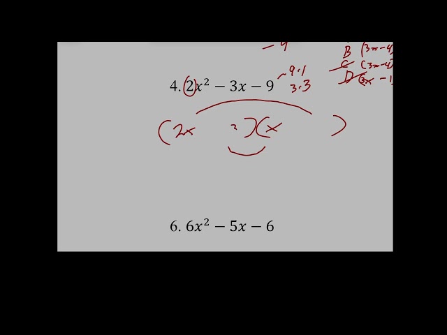 10C. Leading Coefficient Practice C