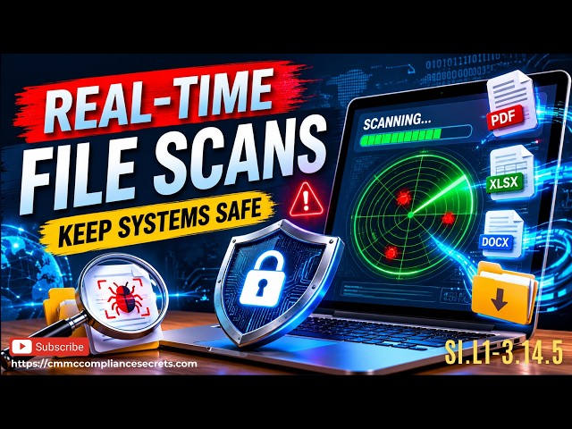 CMMC Control SI.L1-3.14.5 – Perform Periodic Scans of Organizational Systems