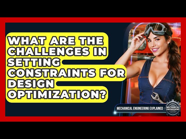 What Are The Challenges In Setting Constraints For Design Optimization?