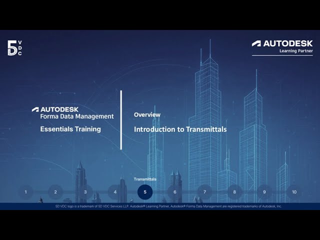 Introduction to Transmittals - Autodesk Forma Data Management Essentials (English)