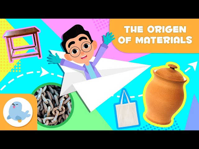 The ORIGEN of MATERIALS 🧶 Classifying Materials for Kids 🧱 Natural and Artificial