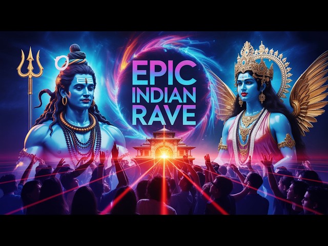 Epic Indian EDM Festival | Techno Hardstyle Fusion Rave – Mythical Gods & Neo Festival Vibes