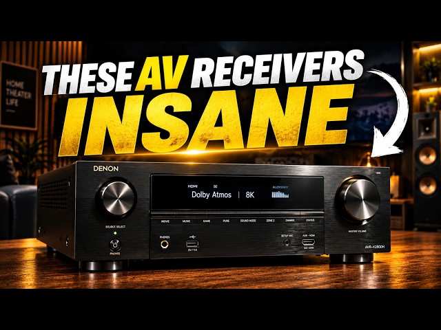 6 BEST AV Receivers in 2026– Don’t Buy Before Watching!