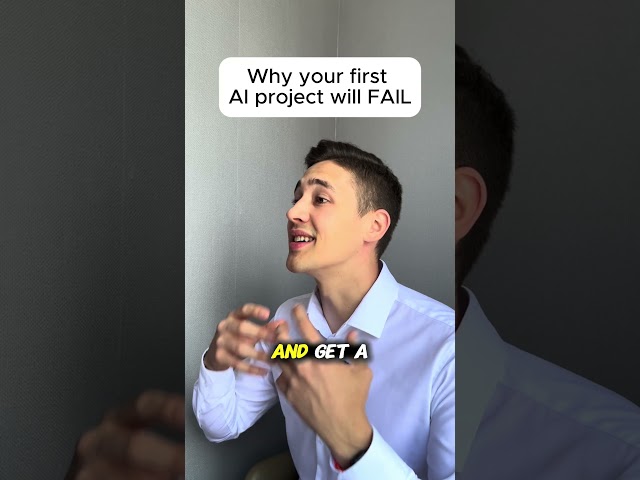 Why your first AI project WILL fail #ai #automation #airproject #fail