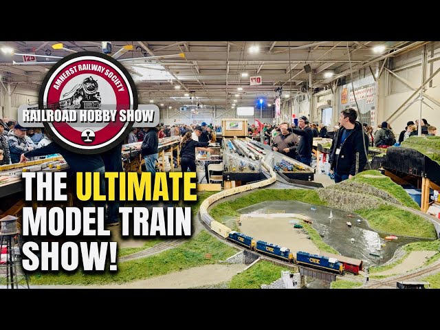 INCREDIBLE Model Train Action! 🚂 2026 Amherst Big E Railroad Show!