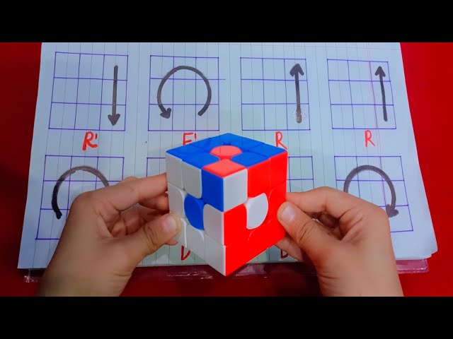 How to make Twisted Chicken Feet pattern || Tutorial With Algorithm || Learn 3x3 rubik'scube ||