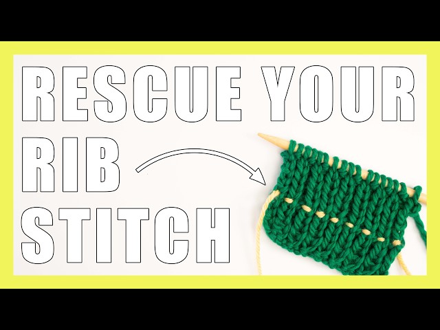 How to Add a Lifeline to Rib Stitch (Step-by-Step Tutorial)