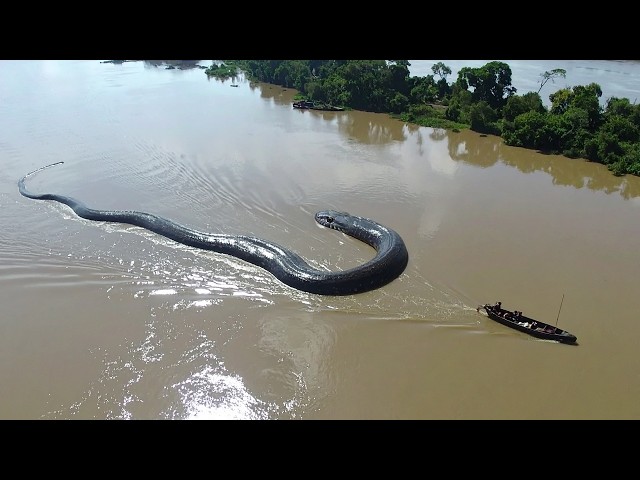 10 Biggest Giant Anaconda Spotted in the Amazon River AI