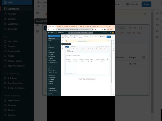 Databricks: Workflows - Run Notebooks - Pasar  y retornar parámetros con Dbutils