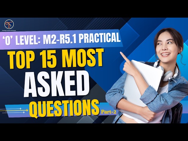 O Level M2-R5Practical | 15 Most Asked Questions Part 2 | NIELIT O Level Web Designing Practcal