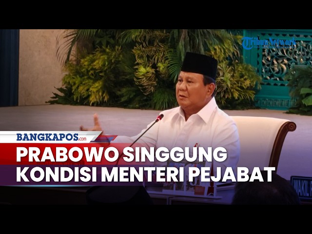Prabowo Highlights Ministers and Officials Hospitalized Due to Workload