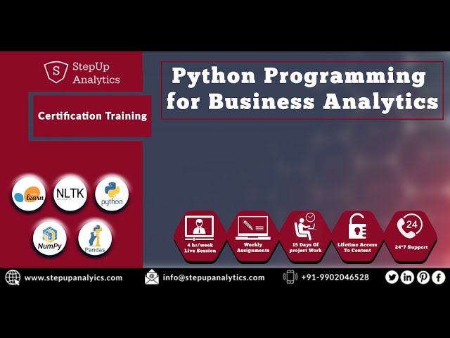 #5 Python Comprehension | Pandas | Numpy | StepUp Analytics