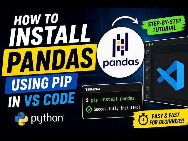 How to Install Pandas in VS Code Using Pip