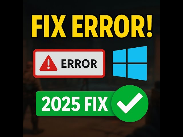 "FIXED: [Error Code] When Launching Games on PC (2025 Working Solution)"