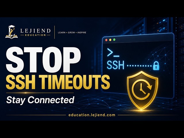 How to increase ssh session timeout to not being kicked out from your ssh session .