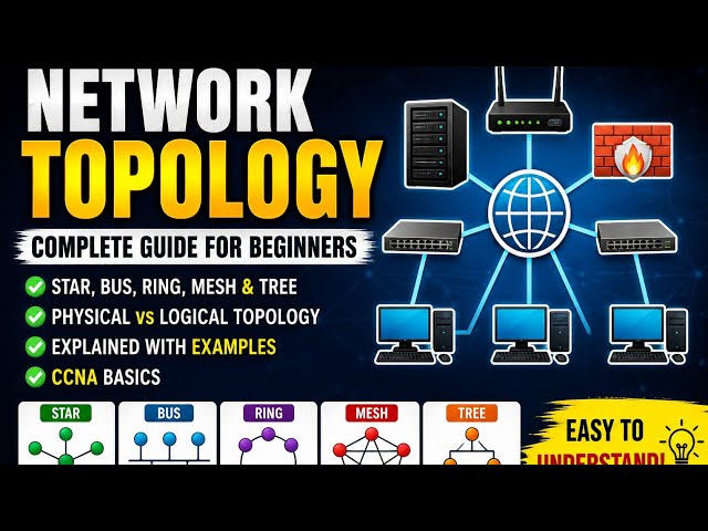 Network Topology Explained | Complete Guide for Beginners
