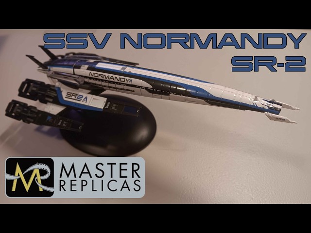 Desempaquetado y reseña del modelo Normandy SR-2 de Mass Effect de Master Replicas