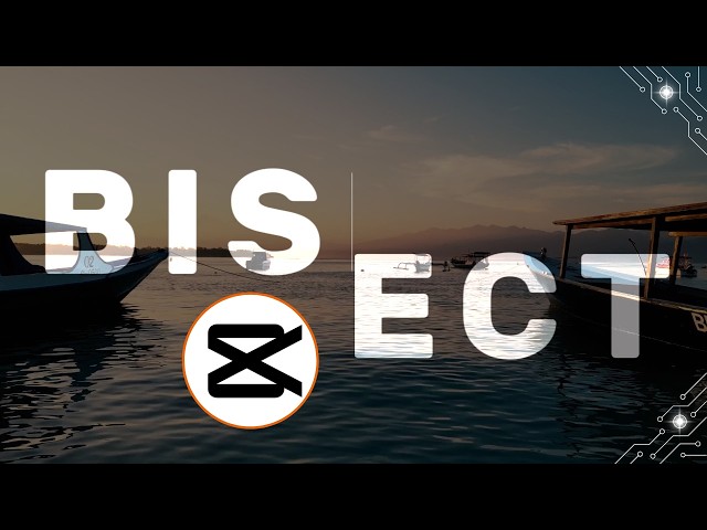 Create a Split-Style Text Intro with Bisect One in CapCut PC