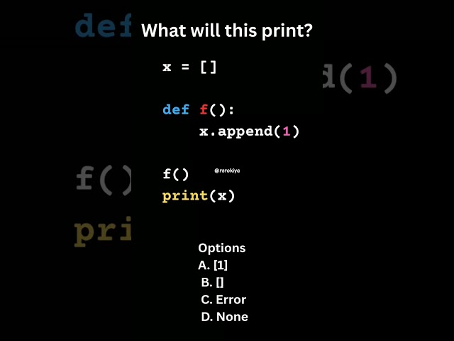 Coding Challenge For Beginners 😎🔥#coding #rsrokiya #shorts #python
