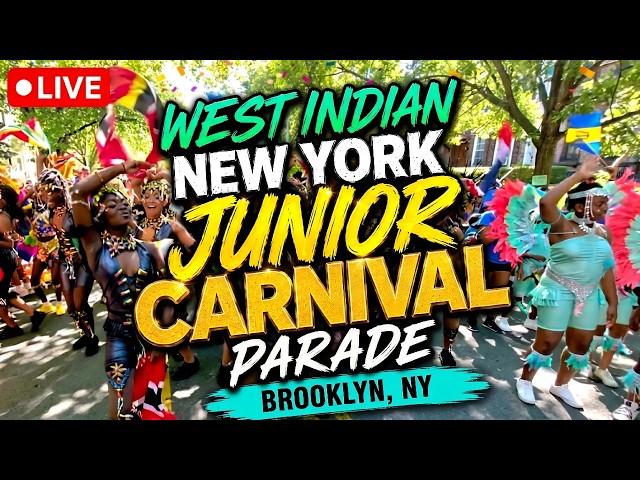 WEST INDIAN JUNIOR CARNIVAL Brooklyn NYC LIVE 2026 West Indian Carnival Labor Day Caribbean Carnival