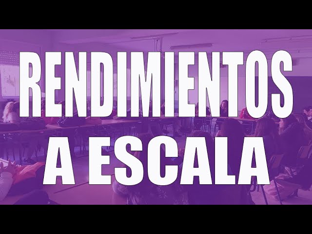 Función de producción a largo plazo y los rendimientos a escala