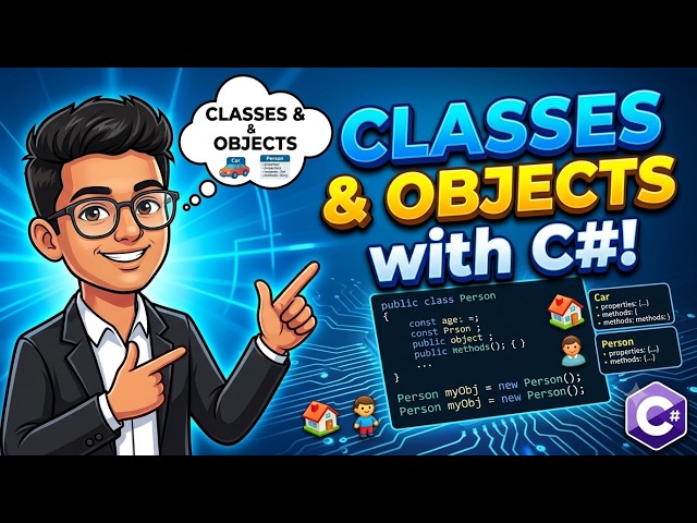 C# Classes and Objects Explained Simply! 🚀 | OOP Basics | Part 1