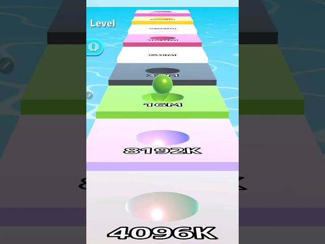 Part 1 - 2048 | Ball Run Infinity Piano Mode #games #ballrun2048level1000 #ballgames #gaming