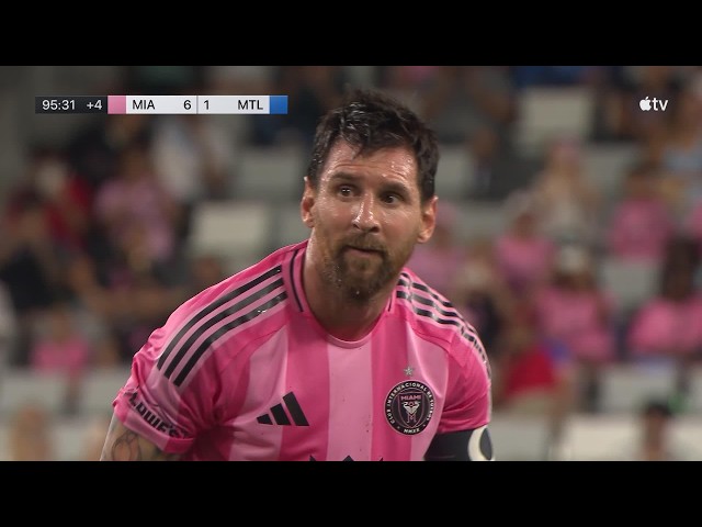 ¡El gol de tiro libre de Messi es el CUARTO GOL contra el CF Montréal!