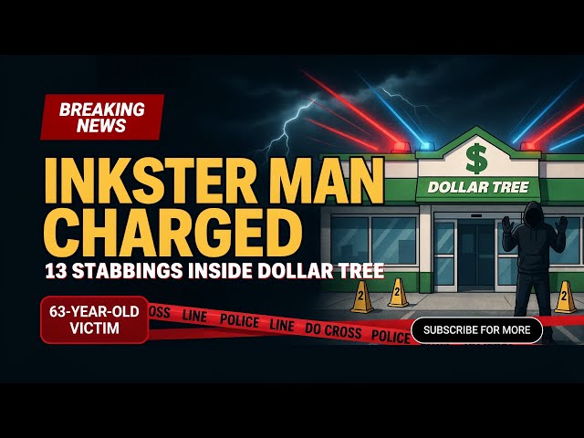 Inkster Man Charged After 63-Year-Old Woman Stabbed 13 Times Inside Dollar Tree