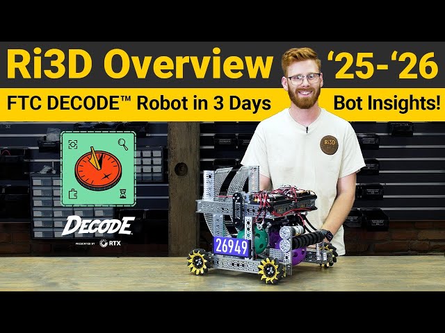 goBILDA® Robot in 3 Days FTC DECODE™ Bot Breakdown