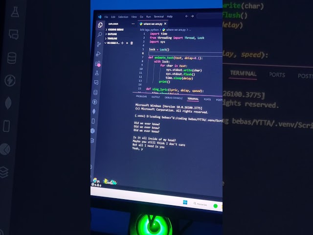 Python Song Lyrics #python #coding #correctcoding