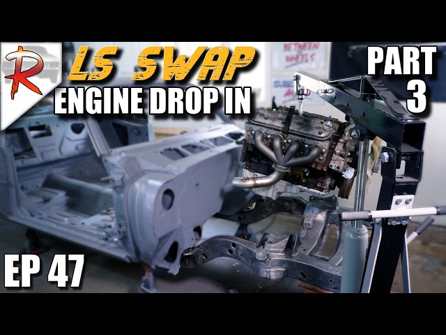 LS Swap Part 3: Block & Subframe Install | EP 47 RUSTORATIONS 1972 Nova