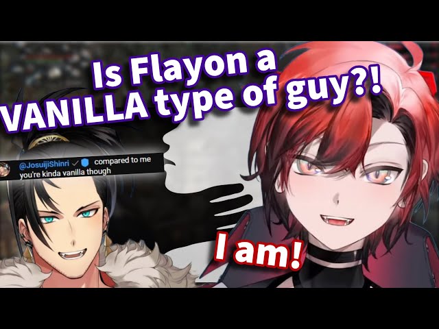 Flayon tried to convince Shinri that he is a VANILLA TYPE OF GUY!【Holostars | MachinaXFlayon】