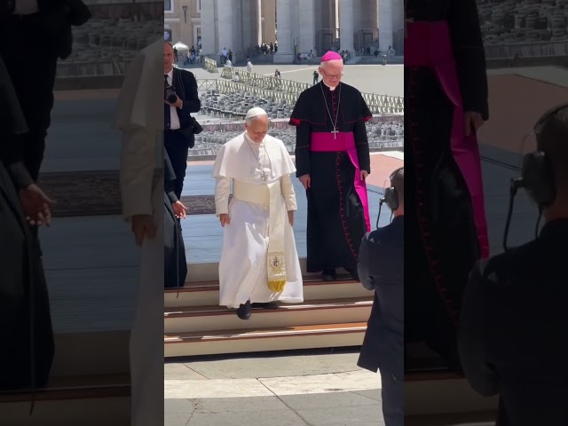 Pope Leo XIV Couldn't Wait to Greet the Faithful ❤️