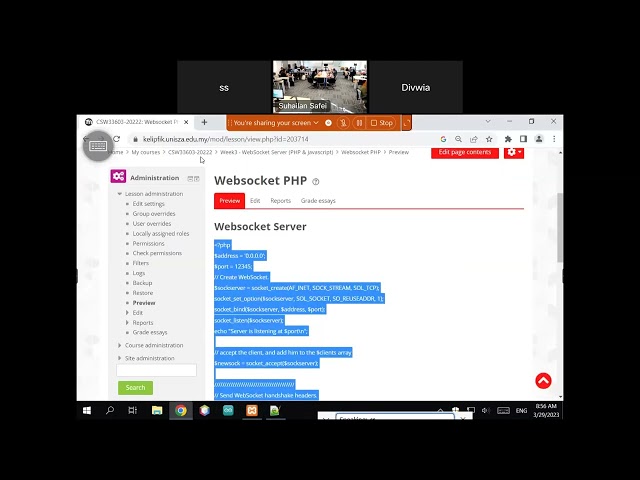 Develop Own Websocket PHP+Javascript