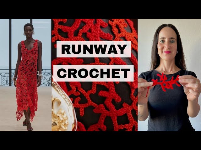 Runway Crochet: Chanel Cruise 2026/2027 | Coral Crochet Stitch Pattern