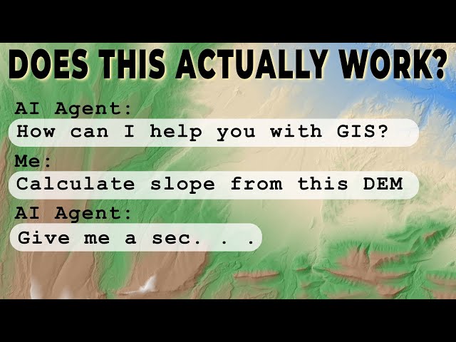 A FREE, Open-Source Agentic AI for GIS! How good is it?