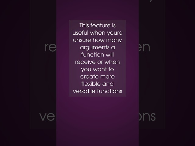 How can you pass unlimited parameters to a #php function? the #hidden gems of #php function