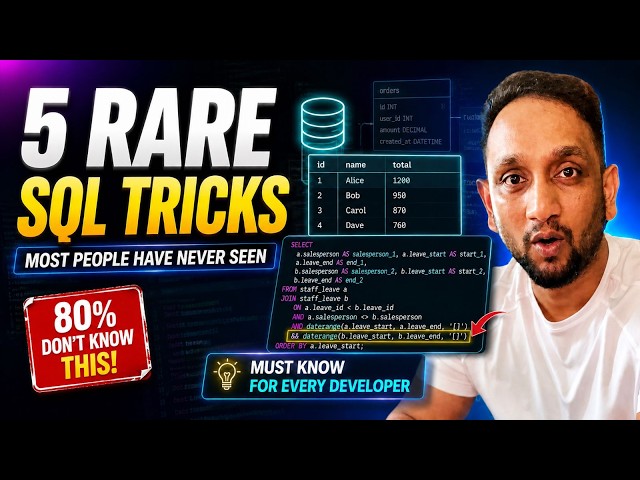 5 SQL Tricks That'll Make You Look Like a Senior Data Engineer