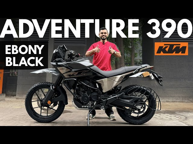 KTM Adventure 390 (350cc) Ebony Black – First Look, Unboxing & Walkaround🔥