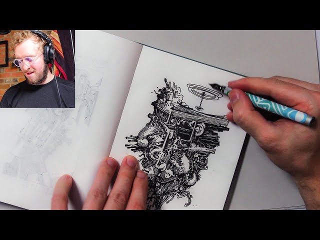 Drawing with Peter: Chill Fountain Pen Doodle Sesh