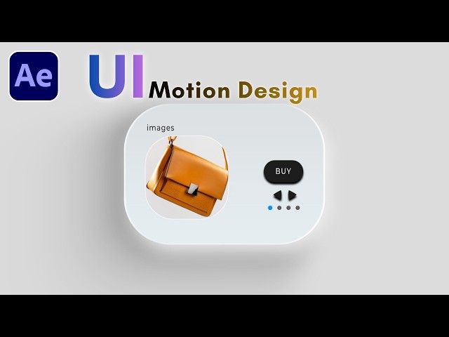 Modern UI Animation in After Effects | Clean Motion Design