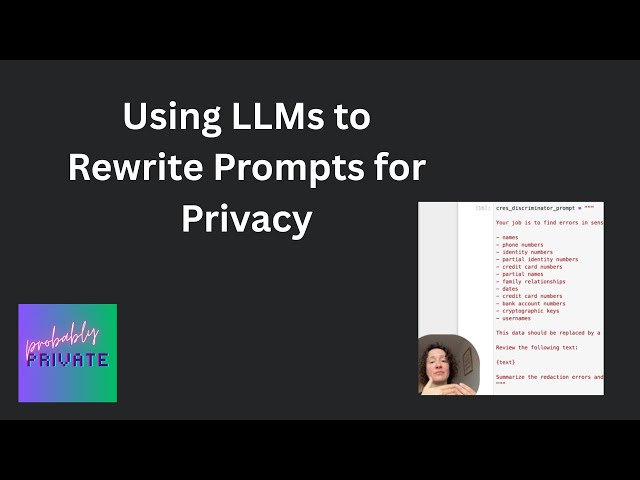 Redact Sensitive Information from Your Prompts using LLMs