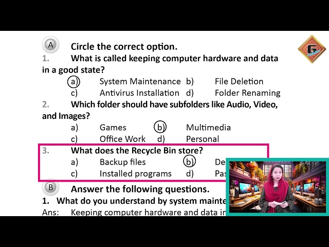 Gohar Computer 5|Unit 2|Lec 4|Assessment