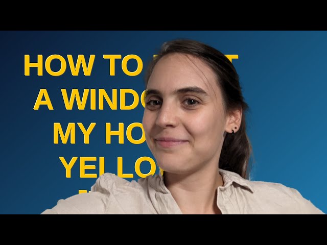 Mathematica: How to paint a window in my house yellow? image processing with Mathematica