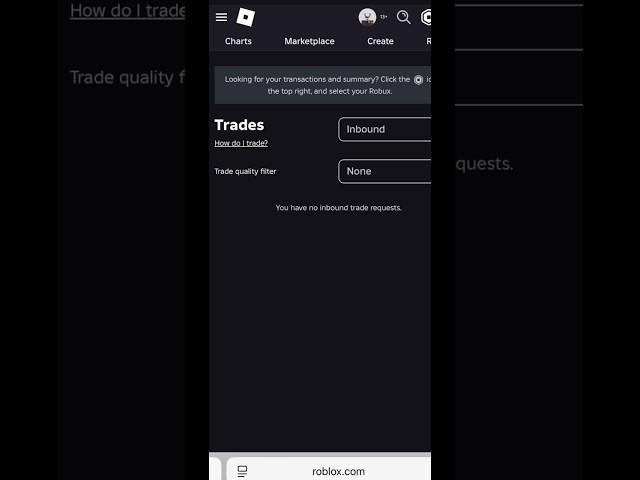 How to (Accept) trade on a phone Roblox trading #roblox #robloxshorts #gaming #games #shorts